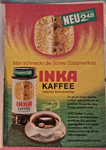 Inka kaffee werbung 1969 - werbung,