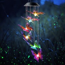Windspiel Solar LED Licht