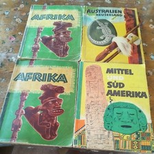 4 Sanella- Bilderalben, 50er Jahre, Afrika, Australien/Neuseeland, Mittel-und Sü