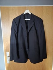 Roy Robsen Sakko Gr. 54 lang, Schwarz, Reine Schurwolle, Super 100's, Gebraucht