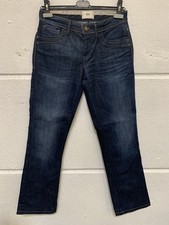 Mavi Damen Jeans Mona Mid Rise, Straight Leg Dunkelblau W27 L32