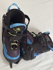 Kinder Eishockeyschuhe Flash IV ADJ B Schwarz-Blau Gr. 29-32