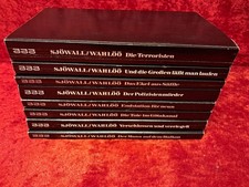 8 Bücher Sjöwall Wahlöö