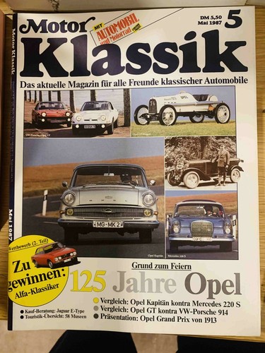Motor klassik 1987 - motor, heft