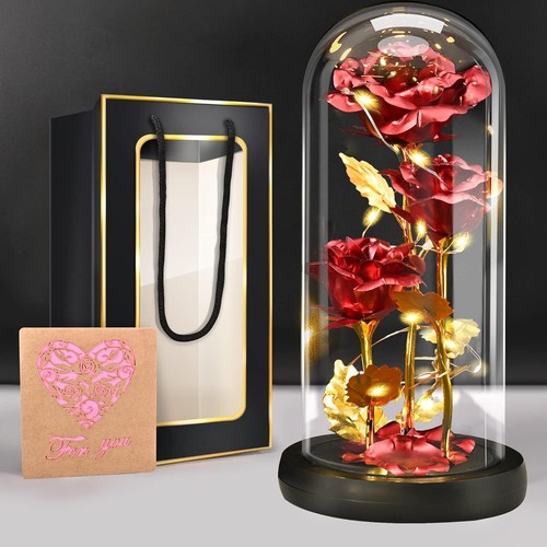 Boriya ewige rose - rose, glas