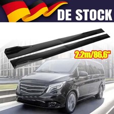 2.2m/86.6" Für Benz Vito W447 Facelift Sideskirts Seitenschweller Polyurethan X