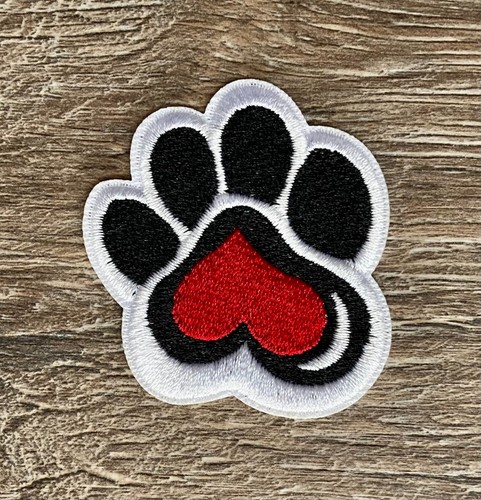 Hundepfote patch aufnäher - hundepfote,