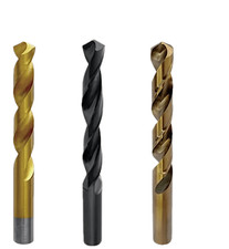 HSS Spiralbohrer Metallbohrer Cobalt Edelstahlbohrer DIN 338  Tin/Co5/R  1-13 mm