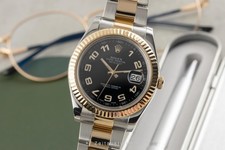 Rolex datejust black arabic - black,