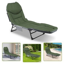 Karpfenliege Anglerstuhl Grün