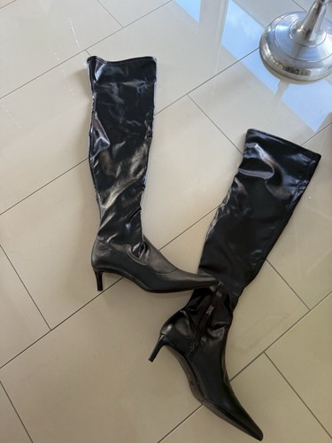 Zara stiefel overknee black - 38,