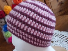 Boshi-Häkelmütze, aus myboshi original No 3, 100% Merino-Wolle, in 2 Farben