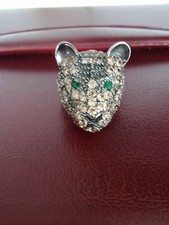 Schwerer Panther Leopard Ring