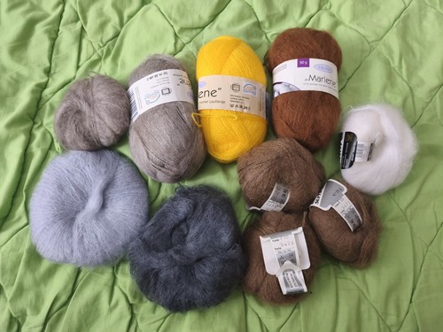 Konvolut 370 mohair - 370, g,