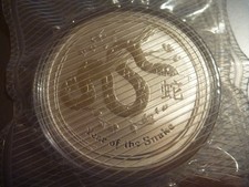 Silbermünze 1 oz Schlange 2013 Lunar II  Year of the Snake (Australien)