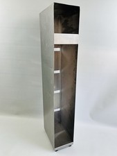 Edelstahlregal Wandregal Küchenregal Lagerregal höhe 84cm tief 23cm breit 13,5cm