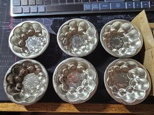 Mondamin Puddingförmchen 6 St. neu Originalkarton Weißblech