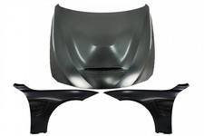 Motorhaube für BMW 4 F32 F33 F36 13-17 M4 GTS Look Kotflügel Schwarz