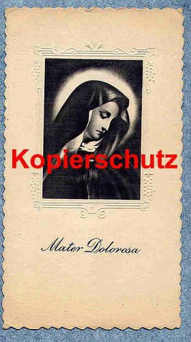 Votivbild mater dolorosa - -,