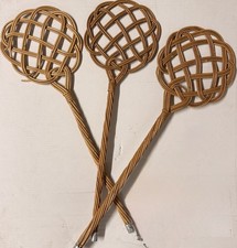 3x Vintage Teppichklopfer