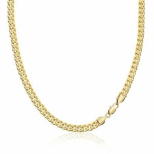 Herren Kette Gold vergoldet 18