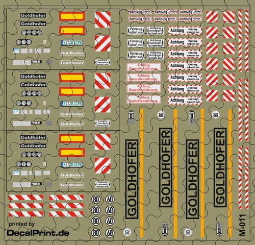 Decals satz detaillierung - decals,