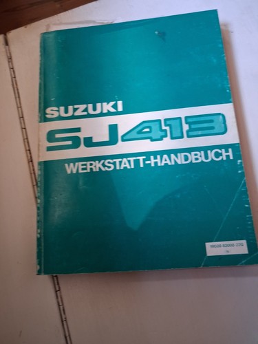 Werkstatthandbuch suzuki - suzuki, sj