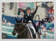 original sign. Autogrammkarte Reitsport Dressur Reiten Jessica von Bredow-Werndl