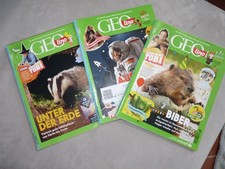 3 Hefte GEOlino, 9/2021, 10/2021 und11/2021