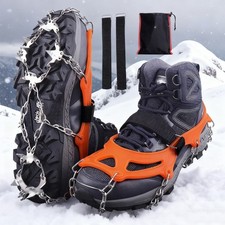 Anti-Rutsch Spikes Schuhe Schuhspikes Eiskrallen Schuhkrallen Gleitschutz 40- 44