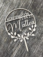 Cake Topper für Konfirmation