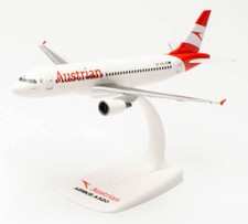 Austrian Airlines Airbus A320-200 1:200 Herpa Snap-Fit 613620 FlugzeugModell AUA