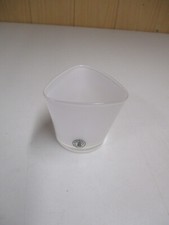 Teelichthalter glas weiß - teelichthalter,