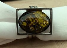 Grüner Bernsteinring