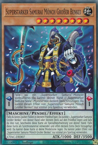 Superstarker samurai mönch - superstarker,