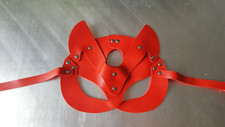 Katze Maske Rot Schwarz