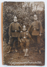 Gefangenentransportkommando 1914 - Foto-AK 1. Weltkrieg Soldaten,Pickelhaube 272