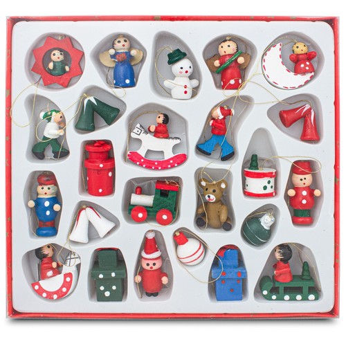 24er set christbaum anhänger - set,