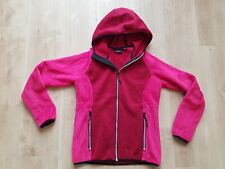CMP Highloft/Wooltech Fleece Kapuzenjacke Mädchen, Magenta, Größe 164