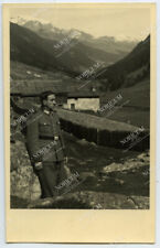 Foto Portrait Polizei Gendarmerie SiPo Gendarm Ichgl Tirol 1944 (W111)