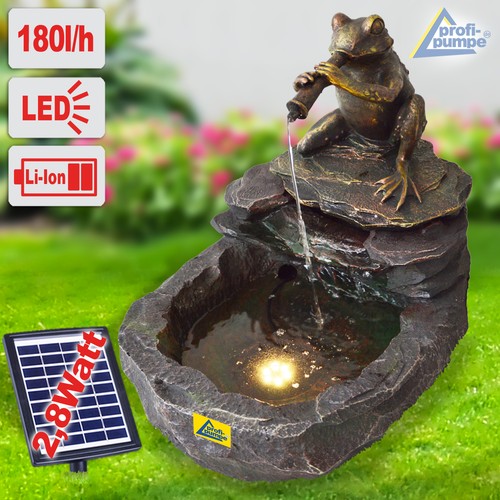 Solar gartenbrunnen - solar,