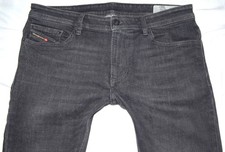 DIESEL THAVAR - XP HERREN JEANS W34 L32 * 34 / 32 * STRETCH * SCHWARZ * TOP !!!