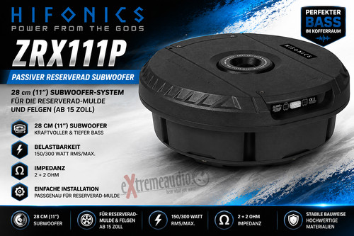 Hifonics zrx111p passiver - zrx111p,