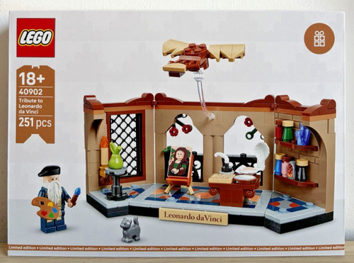Lego 40902 hommage leonardo - hommage,