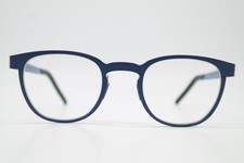 Brille BLAC by Bellinger CARBON Blau Schwarz Grau Oval Brillengestell Neu