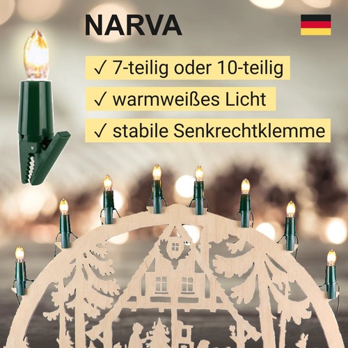 Narva schwibbogenkette 10 - 7, o.10