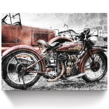 Leinwand Bild Motorrad