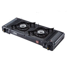 Gas Bullet ® 2 Flames XL Gaskocher | 2 Kochplatten | hohe Leistung