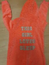 Overal 140 Cm Pink  9-10 Jahre Hausanzug Plüschanzug 