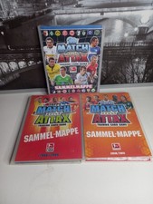 3 Stück Match Attax  Sammelalbum 8/9-327 10/11-344 u.12/13-399 insg. 1070 Karten